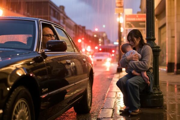 A Billionaire Gave His Mansion Keys to a Soaked Stranger With a Baby B...