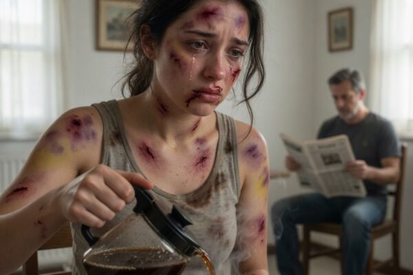 Mi esposo me destrozó la cara; al día siguiente, el desayuno fue mi ve...